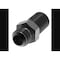 Aeroquip -8 AN Male To 1/2 Inch Pipe Thread, Anodized, Black, Aluminum FCM5008 - alternate 2